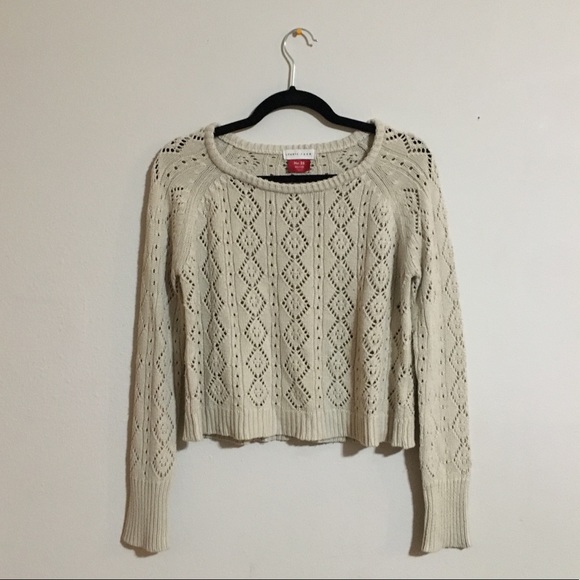Lowrys Farm Knit Sweater Cream Color 